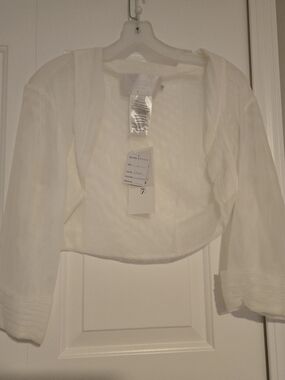 Ivory Women's Open-Front Bolero Jacket - David's Bridal